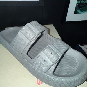 J/SLIDES Gray Women's Sandals